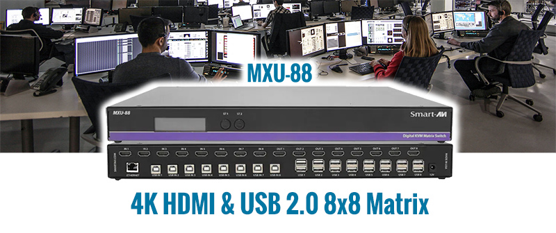 SmarteAV's tweet image. 4K HDMI/USB 2.0 8x8 Matrix - mailchi.mp/smart-e/smart-…
