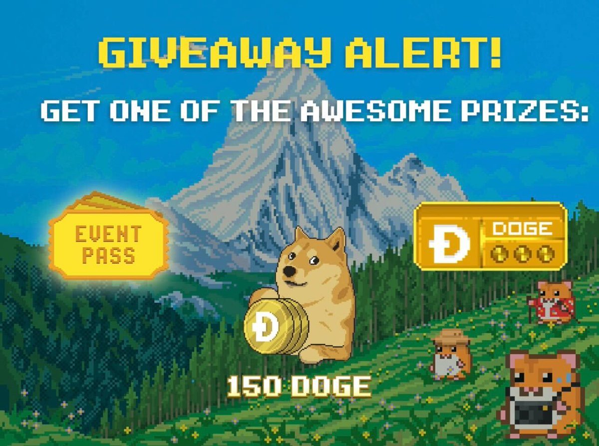 A new Season start is always a reason for a nice party🎉 That's why we are Giving away 10 prizes to celebrate with you, guys!

Try your luck to win the prizes🤩

🏆3 winners to get 150 DOGE each🏆
🏆5 winners to get Season Pass 🏆
🏆5 winners to get Uncommon DOGER 420 miner🏆