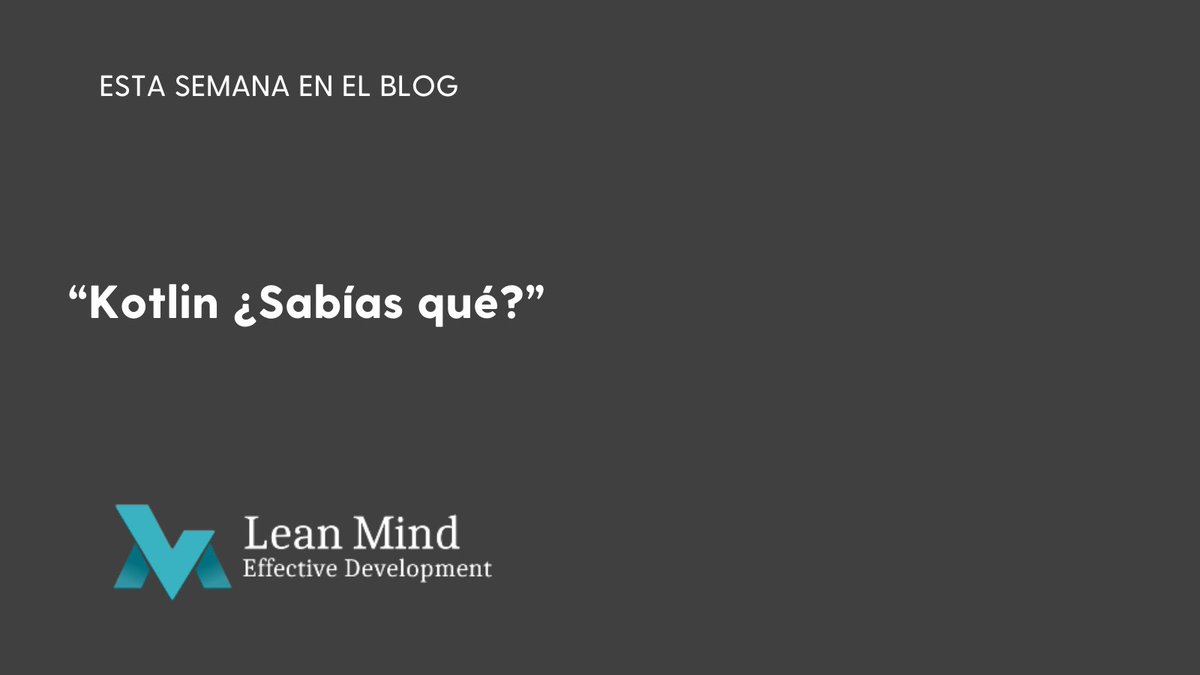 Lean Mind (@leanfulness_es) on Twitter photo 💫Kotlin destaca por su eficiencia y simplicidad🚀
Descubre en el artículo de <a href="/AdrianFerrera91/">Adrián Ferrera</a> y <a href="/miguel_isCoding/">Miguel Ángel Pérez</a> ejemplos prácticos para sacarle el máximo provecho a este potente lenguaje.
¡No te lo pierdas! 👉 bit.ly/4elD4FA
#Kotlin #blog #programación #leanmind 💫Kotlin destaca por su eficiencia y simplicidad🚀
Descubre en el artículo de <a href="/AdrianFerrera91/">Adrián Ferrera</a> y <a href="/miguel_isCoding/">Miguel Ángel Pérez</a> ejemplos prácticos para sacarle el máximo provecho a este potente lenguaje.
¡No te lo pierdas! 👉 bit.ly/4elD4FA
#Kotlin #blog #programación #leanmind