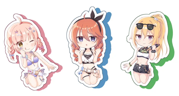 イベントで残った分をBOOTHに追加しました。現時点ではユニとチエルのみですが冬コミの時にまた全員分再販する予定です。なかよし部繋がるアクキー | ぴよる! #booth_pm  