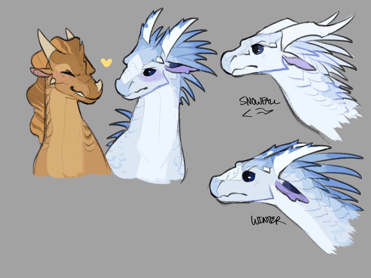 squidbiiites's tweet image. qinter + snowfall yayyy. winter and snowfall have the same &amp;gt;:( face bc that is a genetically crafted gift #wof