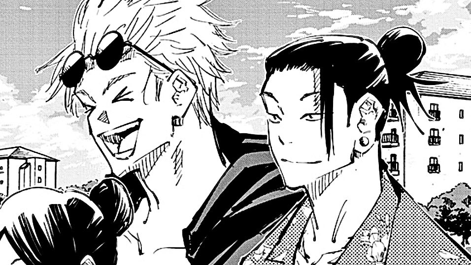 520GETO's tweet image. gege has given me my lifelong hyperfixation & my most fav character of all time - stsg & suguru. i'll see black & white & think of them. i'll get into a new hobby & making it abt suguru will be my first thought. they're both a part of me now, i don't think it's ever gonna change