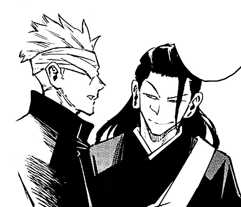520GETO's tweet image. gege has given me my lifelong hyperfixation & my most fav character of all time - stsg & suguru. i'll see black & white & think of them. i'll get into a new hobby & making it abt suguru will be my first thought. they're both a part of me now, i don't think it's ever gonna change
