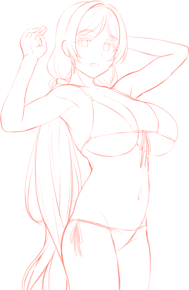 一部描き直した 