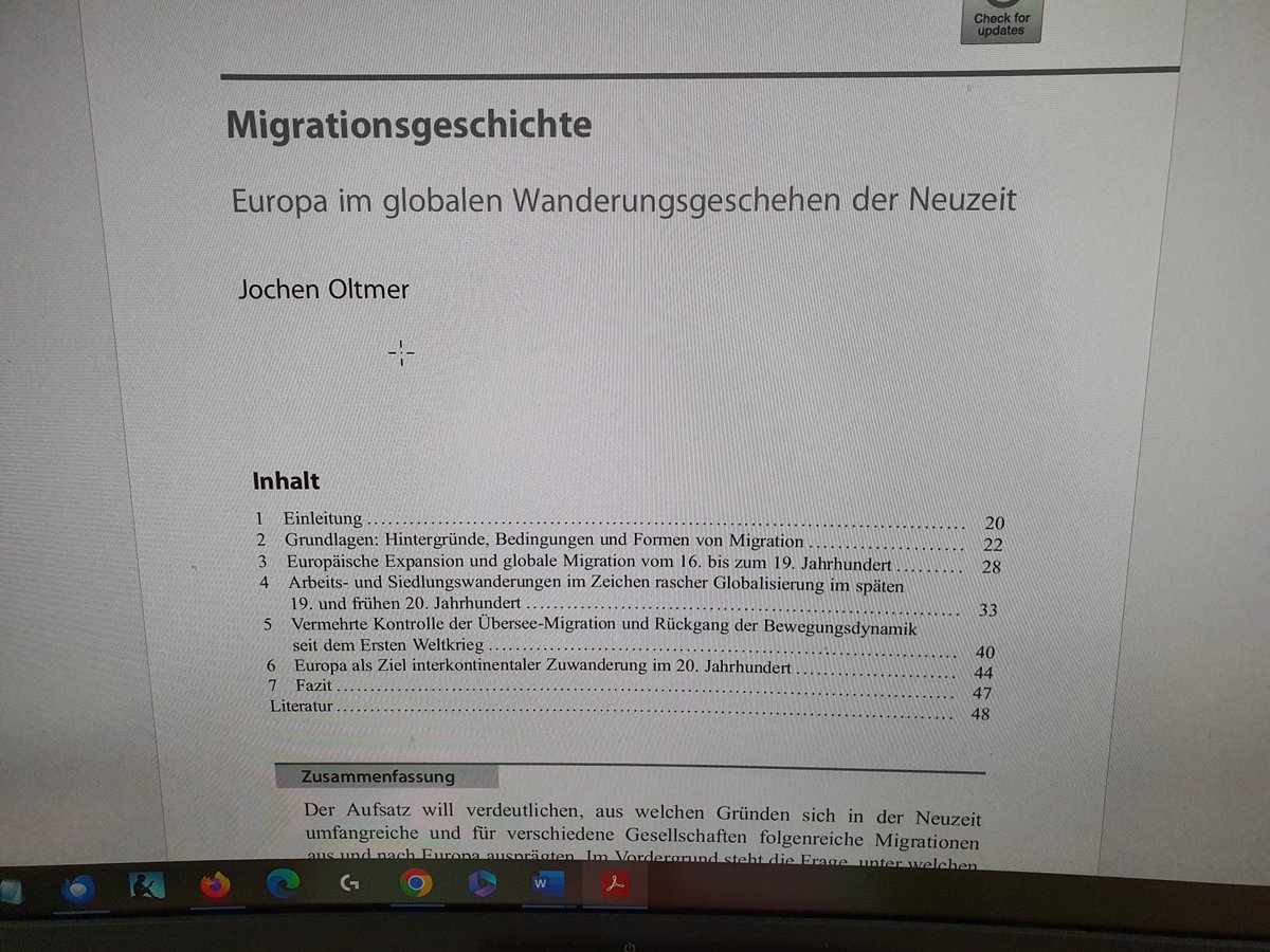 Gestern erschienen: Längerer Beitrag über die Migrationsgeschichte Europas der vergangenen Jahrhunderte im globalen Kontext, veröffentlicht im neuen "Handbuch Migrationssoziologie" bei Springer/VS, link.springer.com/referencework/…
