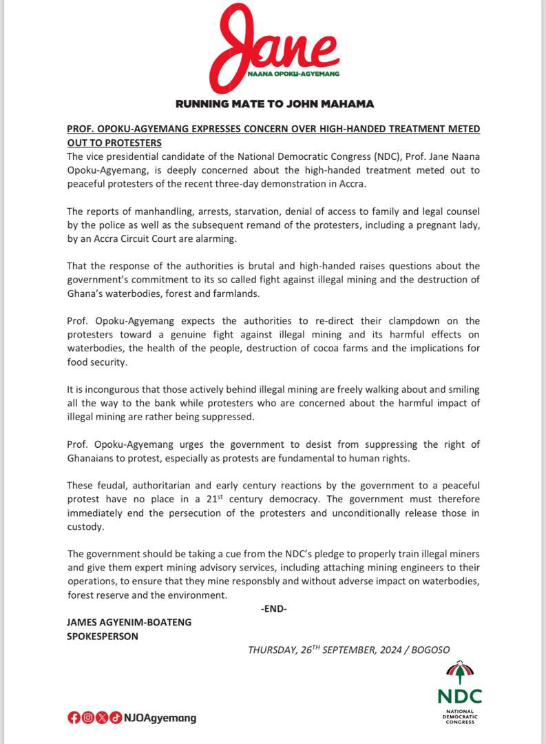 These feudal, authoritarian and early century reactions by the government to a peaceful
protest have no place in a 21st century democracy. The government must therefore
immediately end the persecution of the protesters and unconditionally release those in
custody.