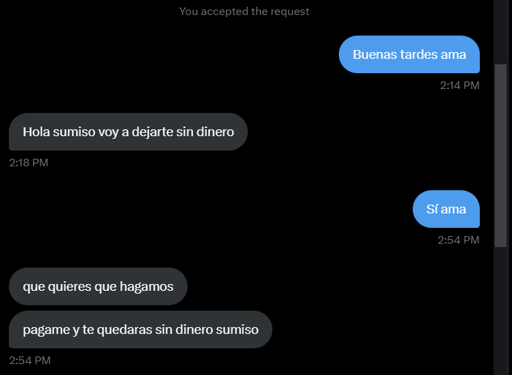 financpaypig's tweet photo. Una de cal y otra de arena. Hoy a tocado la parte mala (tampoco ninguna desgracia)

Vi un mensaje de los miles que tengo sin responder. Me escriben exigiendo "todo mi dinero" pero luego "ah, no sirvo, soy muy vergonzosa". https://t.co/KDERSoPk5e