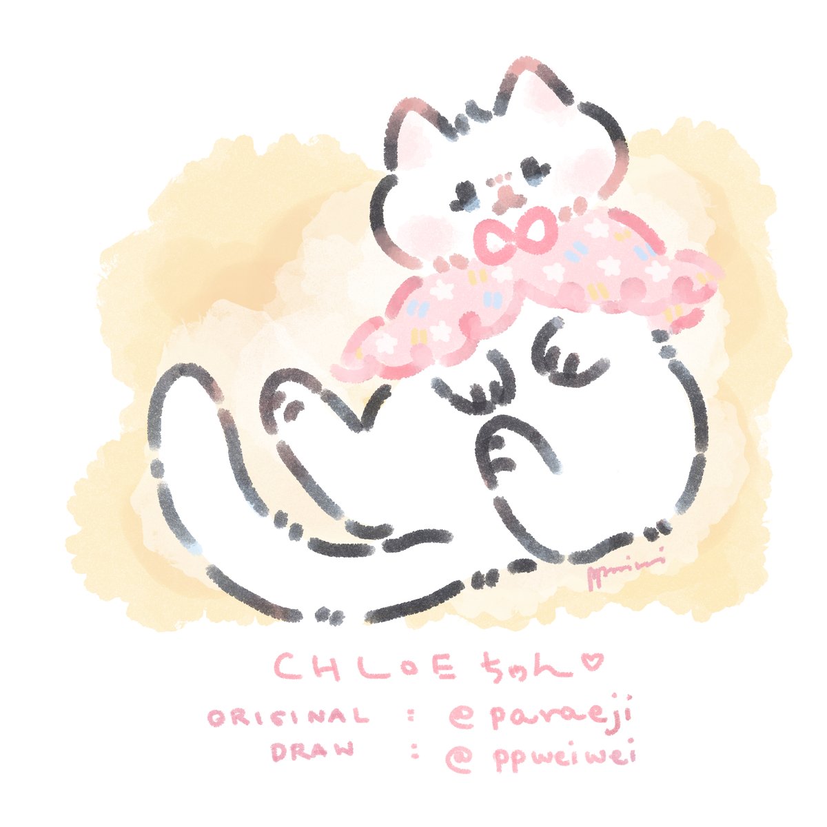 น้องโคลอี้หวานมาก น่ารักมากๆๆๆเลย 💕💕🐱 🥹
ชอบวาดสาวน้อยหวานๆ ฮีลลิ่งหัวใจเหลือเกิน