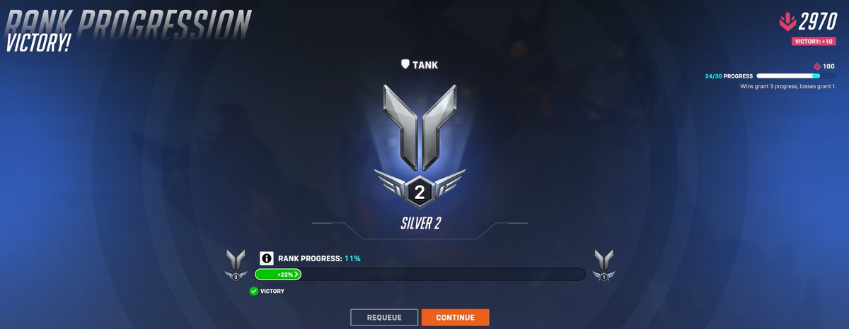 gigalisk's tweet image. Holy shit from B1 to Silver 2 in 2 days. #Overwatch2 #Maintank
