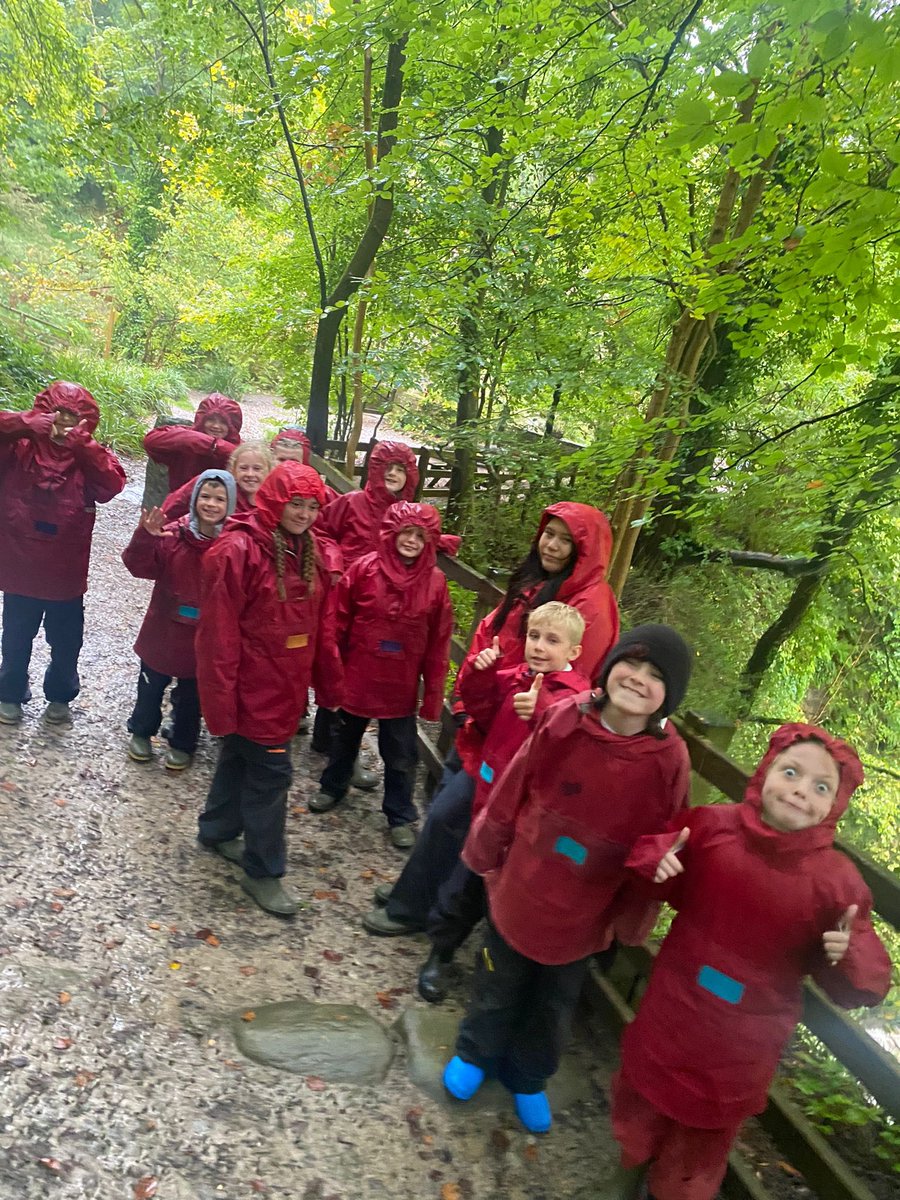 A rather wet but fun forest explore!