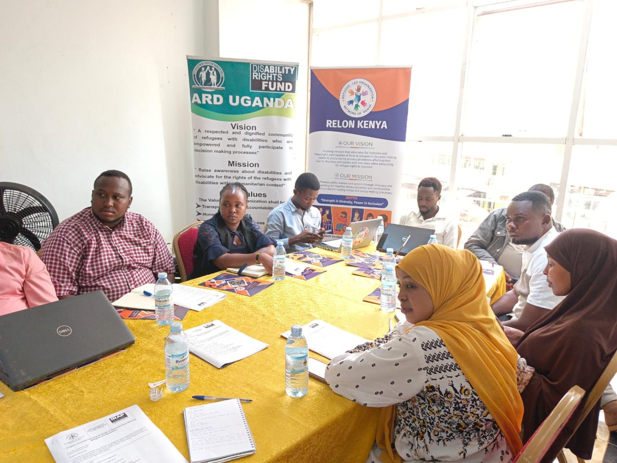 relon_kenya's tweet photo. Engaged in a knowledge exchange with RLOs in #Kampala @arduganda  &amp;  @YARIDUganda  to explore how they include refugees with disabilities in meaningful participation on issues affecting PLWDs in East Africa. Supported by @IRAP https://t.co/aDk17igrtu
