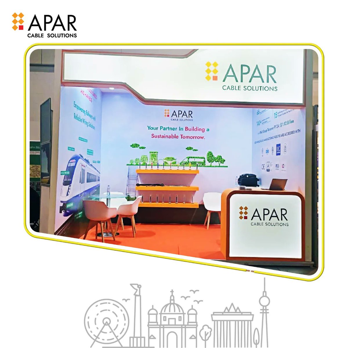 AparLdc's tweet image. The momentum at InnoTrans has been incredible on day 1, marked by our exciting conversation with the Director of Amphenol, Mr. Anant Joshi. Here’s to pushing the boundaries of innovation and connectivity, paving the way for future advancements.

#APAR #APARCableSolutions #Future