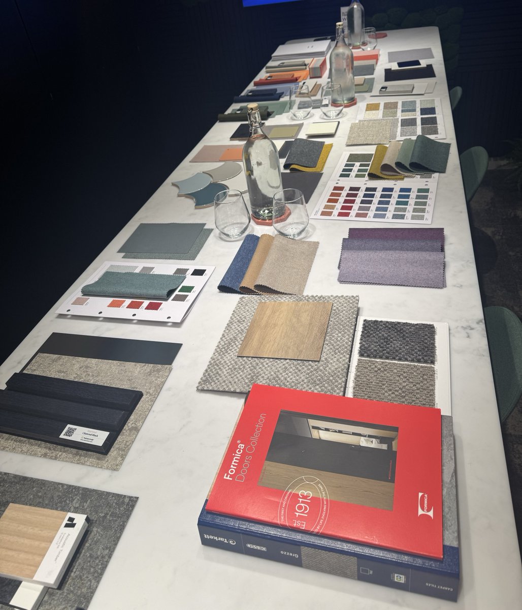 We love welcoming clients into our office to discuss their design projects.

Here’s our set up for a finishes meeting to finalise the all the details for their newly designed commercial workspace. 

Working together, we’ll ensure that the collective vision is brought to life.