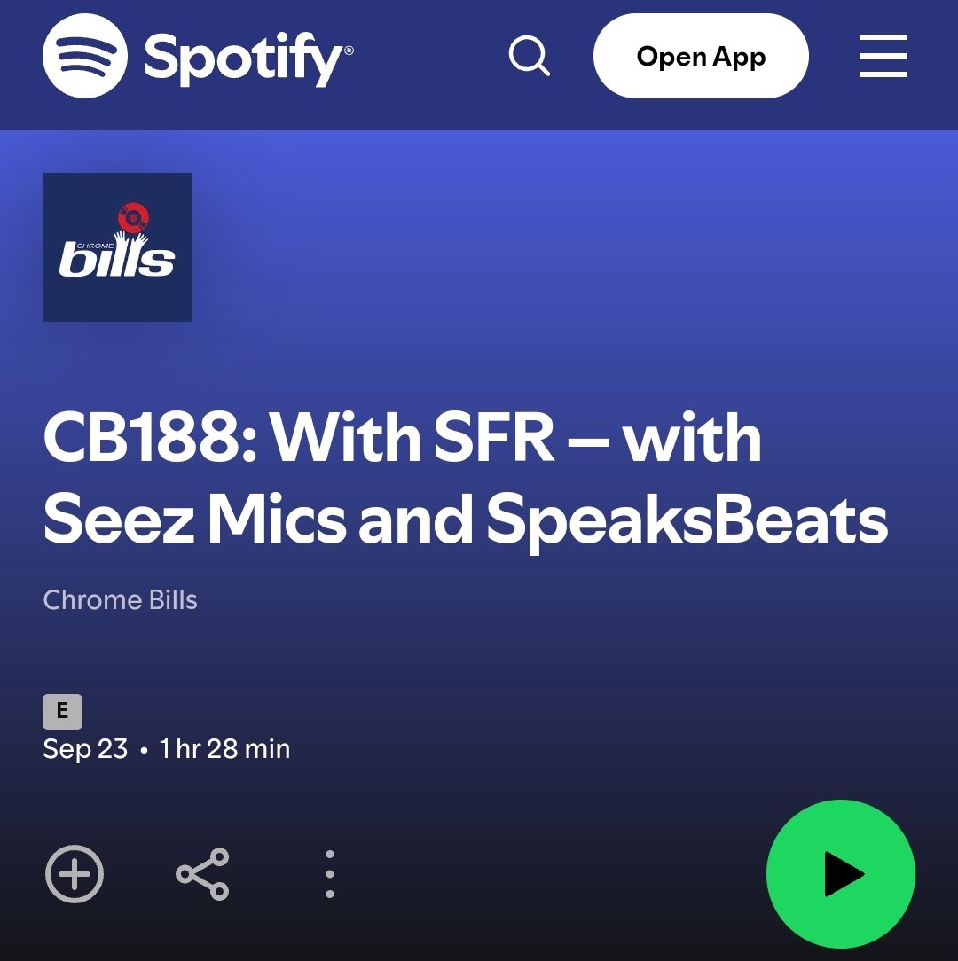 SFRupdates's tweet photo. ποΈ #PODCAST ποΈ @SeezMics + @SpeaksBeats1 join the @ChromeBills crew to talk about their new album #WithSFR!
Listen on @Spotify at https://t.co/dWpINEG6bE
Pre-order the 7", πΏ, Tape, π, + #SLIPMAT @ https://t.co/Yqn6Cp5r56
Available to stream everywhere you π§πΆ https://t.co/7T859q9nL8