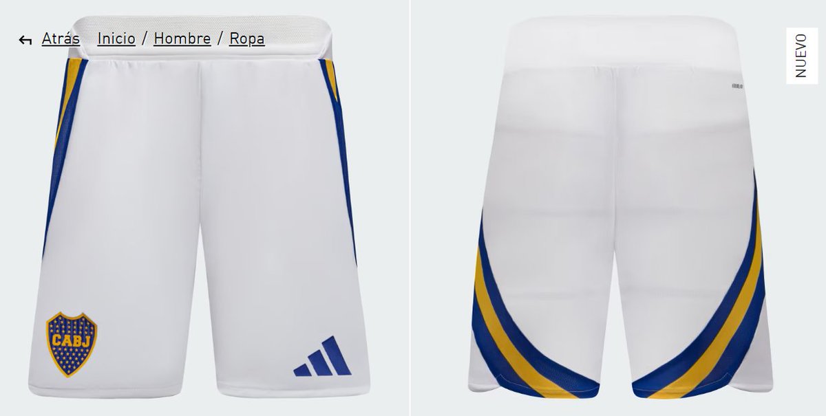 Elnuevo short suplente de Boca es, definitivamente, una locura. Pide verano a gritos. Top.