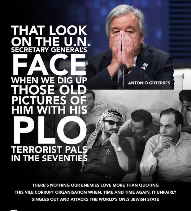 WhatShouldBeNow's tweet photo. @Robiiin_Hoodx @UNRWA is a disgusting, evil , terrorist organization managed by the terrorist supporter @UNLazzarini and also under the terrorist @UN with the management of the terrorist supporter chief @antonioguterres 
#DefundTheUN
#DefundUNRWA
#DissolveUNRWA
#DissolveTheUN https://t.co/rbdMPd3Y6z