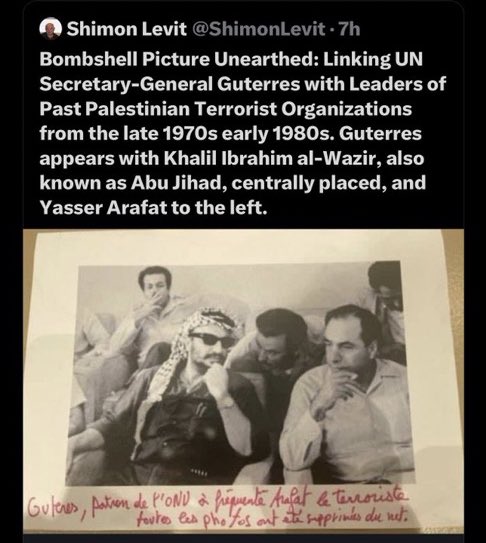 WhatShouldBeNow's tweet photo. @Robiiin_Hoodx @UNRWA is a disgusting, evil , terrorist organization managed by the terrorist supporter @UNLazzarini and also under the terrorist @UN with the management of the terrorist supporter chief @antonioguterres 
#DefundTheUN
#DefundUNRWA
#DissolveUNRWA
#DissolveTheUN https://t.co/rbdMPd3Y6z