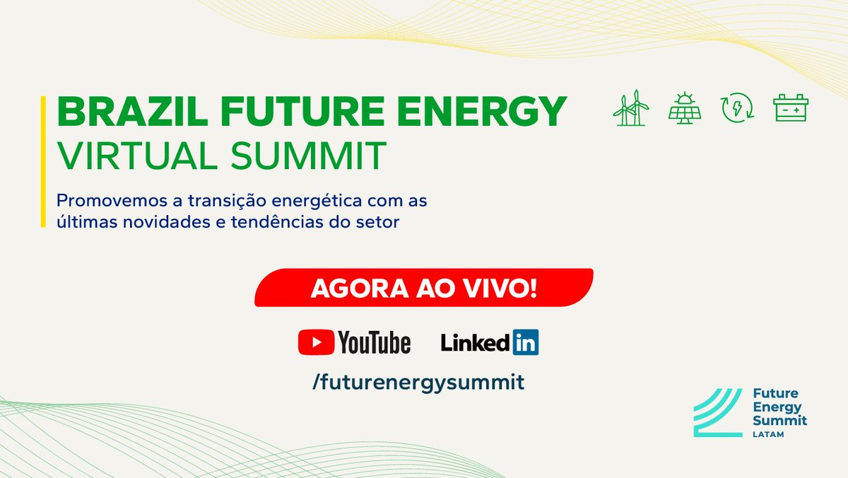 💻🔴 Ao VIVO no Brazil Future Energy Virtual Summit!  

👉 AO VIVO AGORA! youtube.com/@futurenergysu…