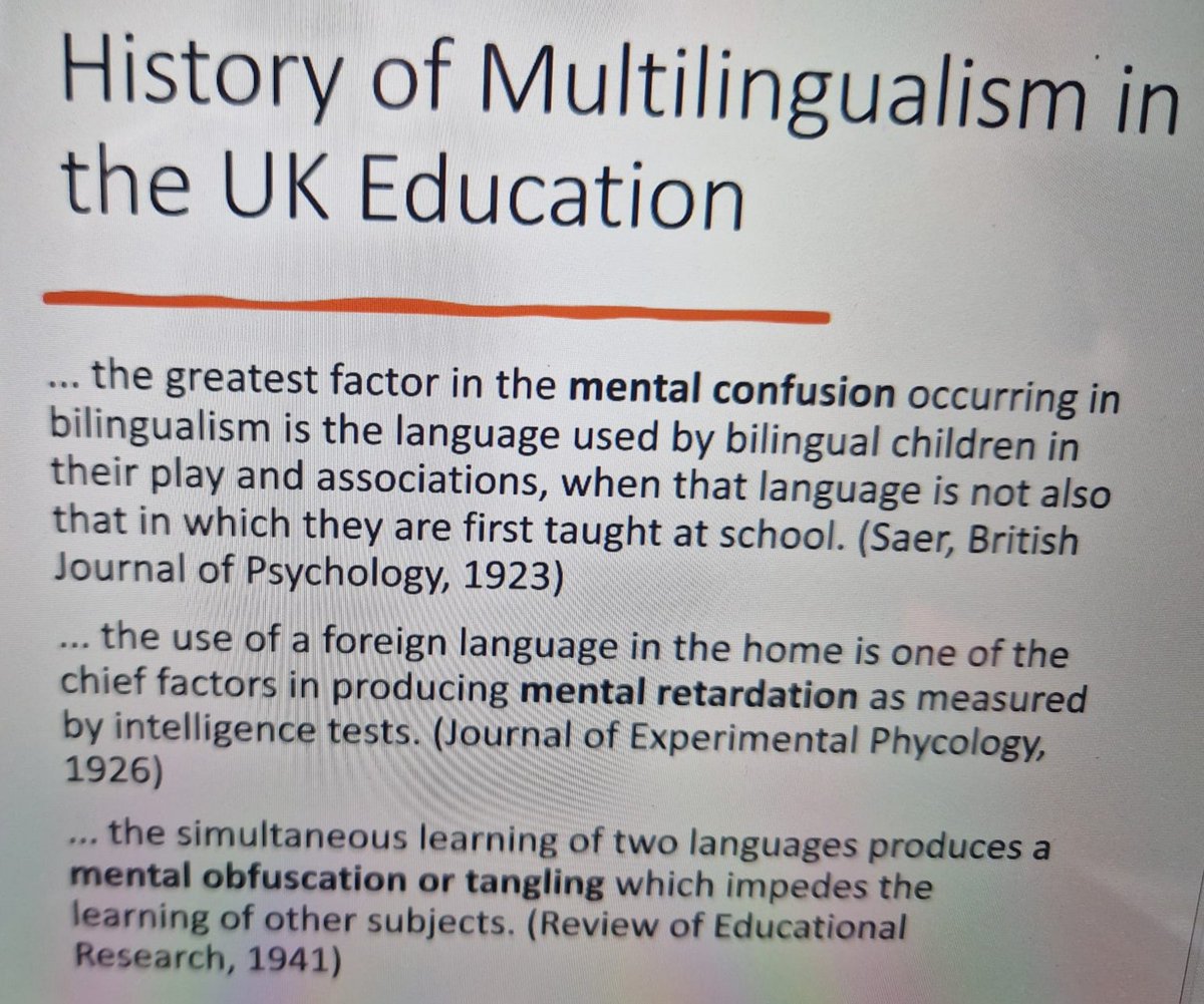 italprof's tweet photo. On European Languages Day, happy to celebrate working in a sector identified as responsible for mental retardation, confusion and obfuscation as recently as 1940s... we've come a long way but still some way to go in UK @ALL4language @future_of_MFL @UCFLangs https://t.co/3lUbsOfSf5