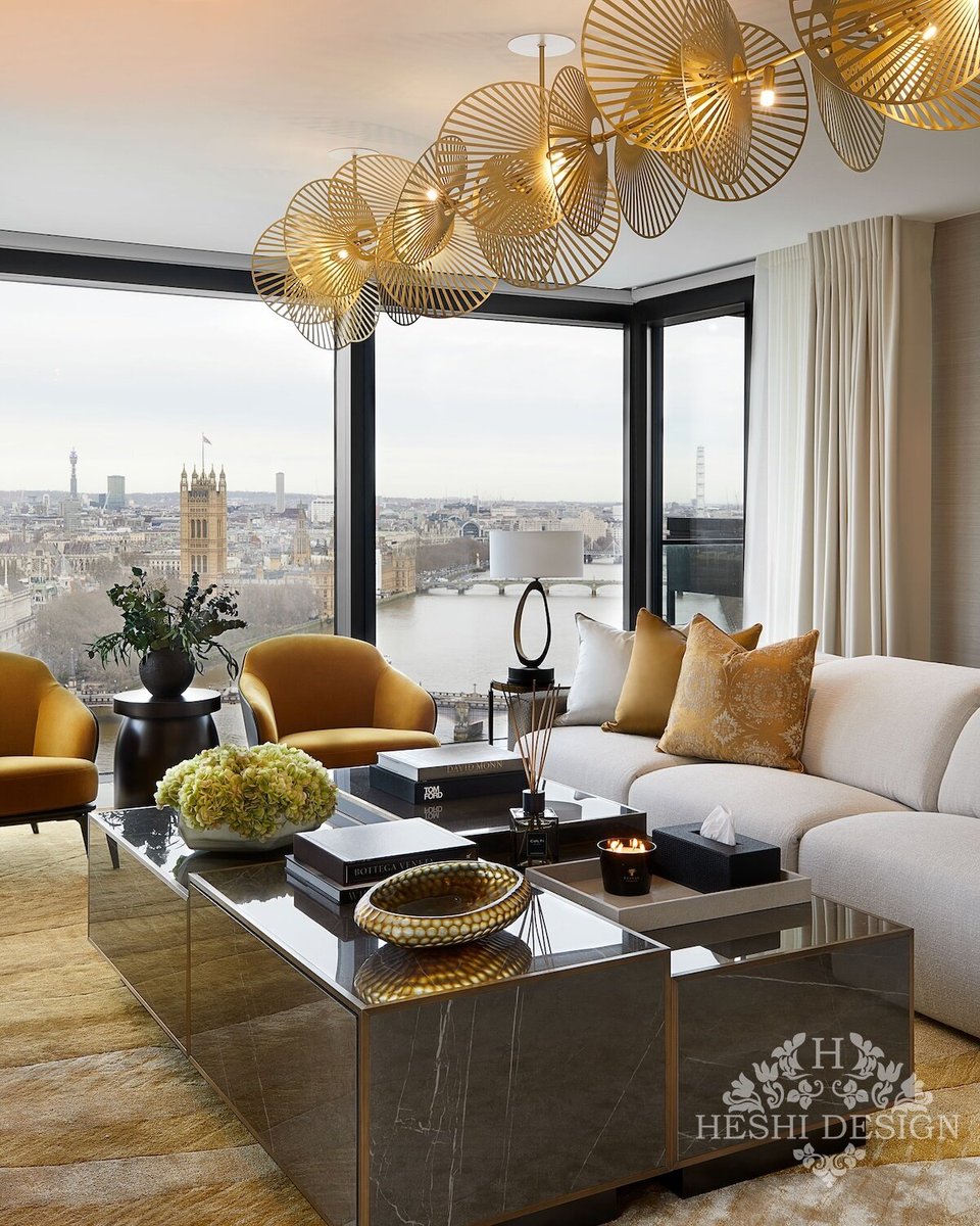 HeshiDesign's tweet image. Эстетичные #гостиные: 10 примеров