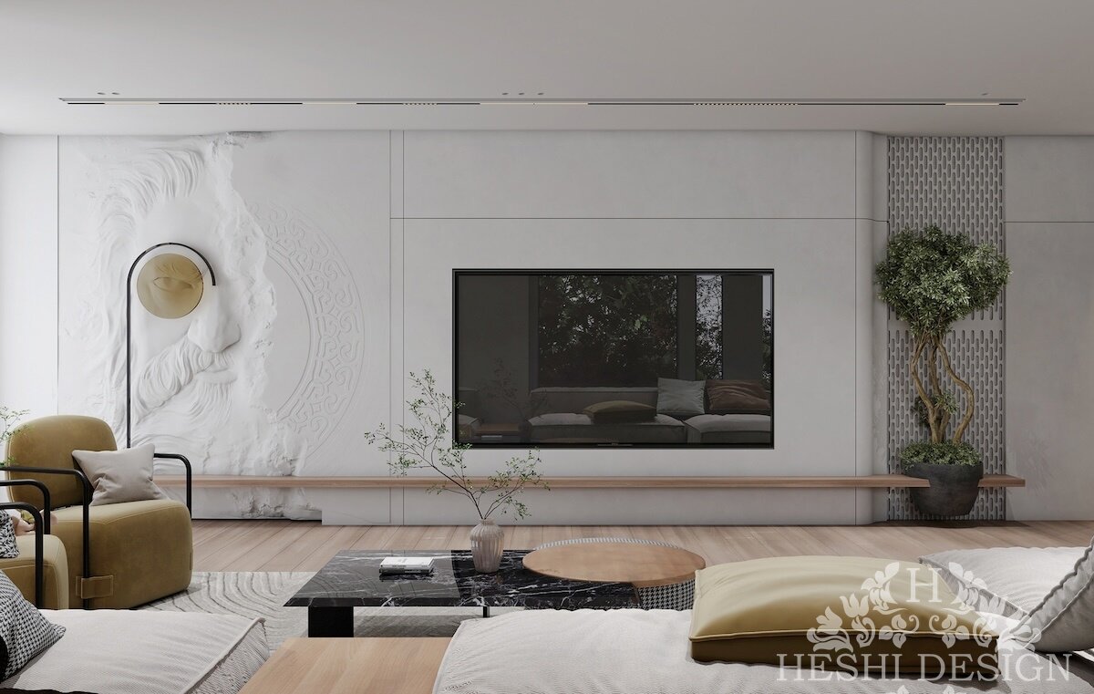 HeshiDesign's tweet image. Эстетичные #гостиные: 10 примеров