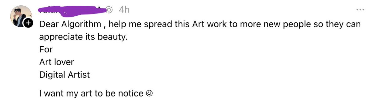 Has anyone else noticed the prayer-like language people are using on Threads to petition the algorithm like it's the patron saint of social circles? (which it kind of is)