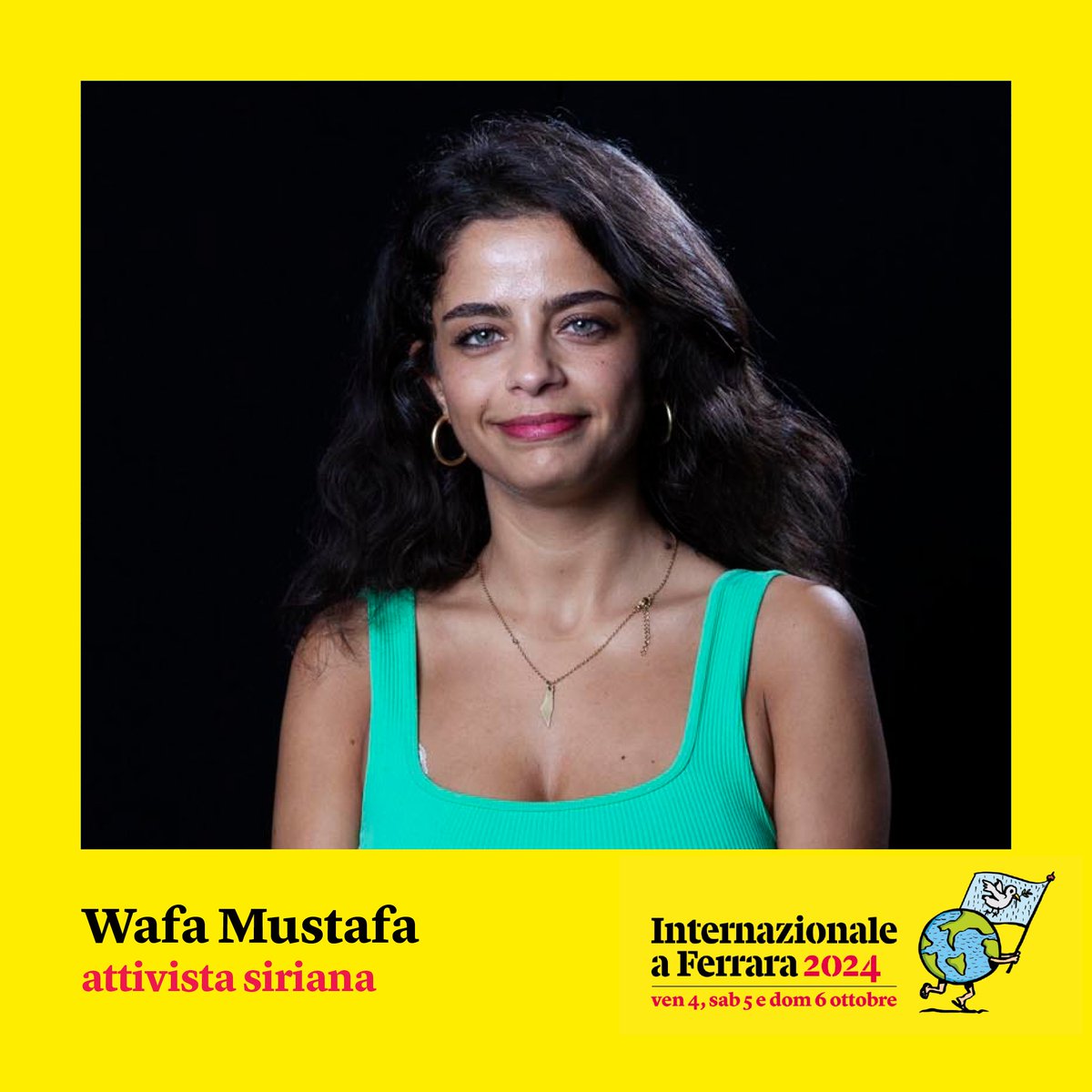 L'attivista e giornalista siriana Wafa Mustafa sarà a Ferrara per parlare delle vittime della repressione scatenata da Bashar al Assad dopo la rivoluzione del 2011 in Siria. Per aggiornamenti iscriviti alla newsletter del festival: intern.az/1z5o