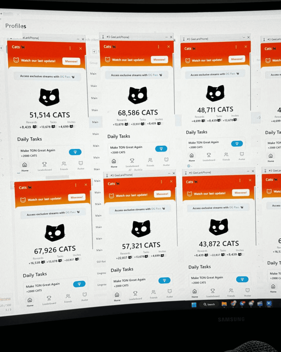 $DOGS Sybiling brought me $32,782

Now, I'm managing 500 accounts in $CATS App
~$45,700 estimated profit

A 🧵: Setup the Farm Guide 👇