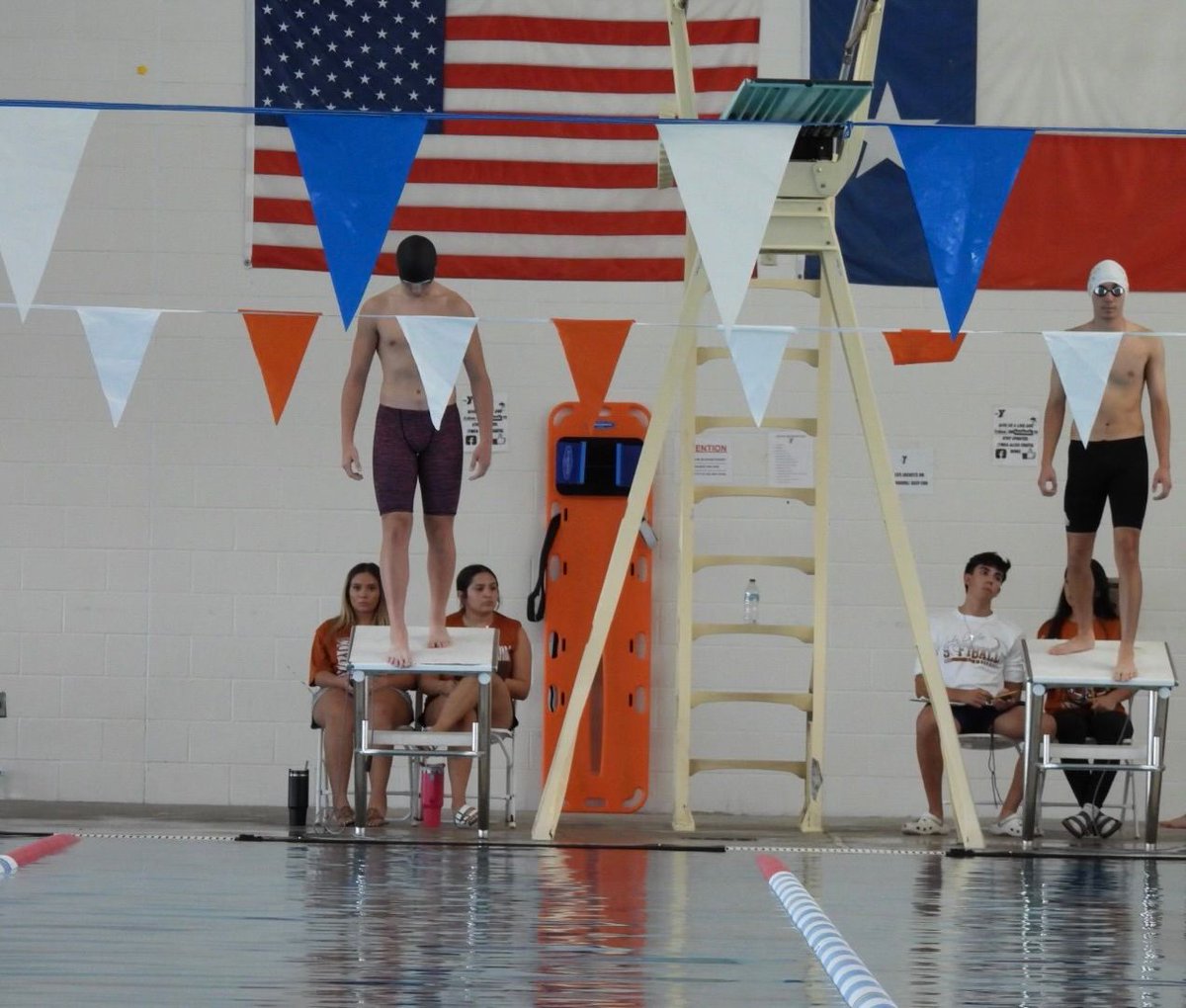 Yesterday Orange Grove Junior, Kade Riley, dominated his Varsity Swim Meet!  Getting GOLD in both of his events!  Way to represent, Kade!  💪🏼

🥇 50 freestyle 
🥇100 Breaststroke