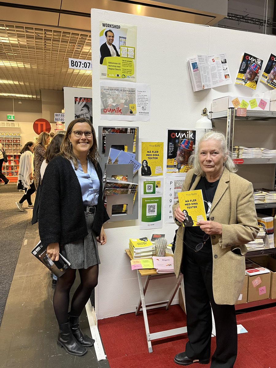Deltar idag i på <a href="/bokmassanGbg/">Bokmässan</a> i samtal om #klarspråk och #lättläst kl 14 i B 07:07 hos <a href="/FUB_se/">Riksförbundet FUB</a>