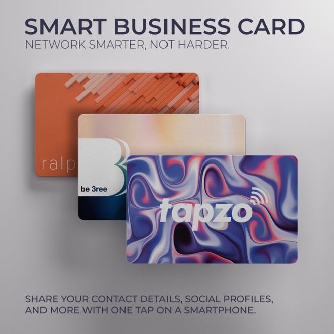Time to switch to a smart business card from ⁦<a href="/tapzocard/">Tapzo</a>⁩ #smartcard #trading #sustainable # tinyurl.com/24tzuvew