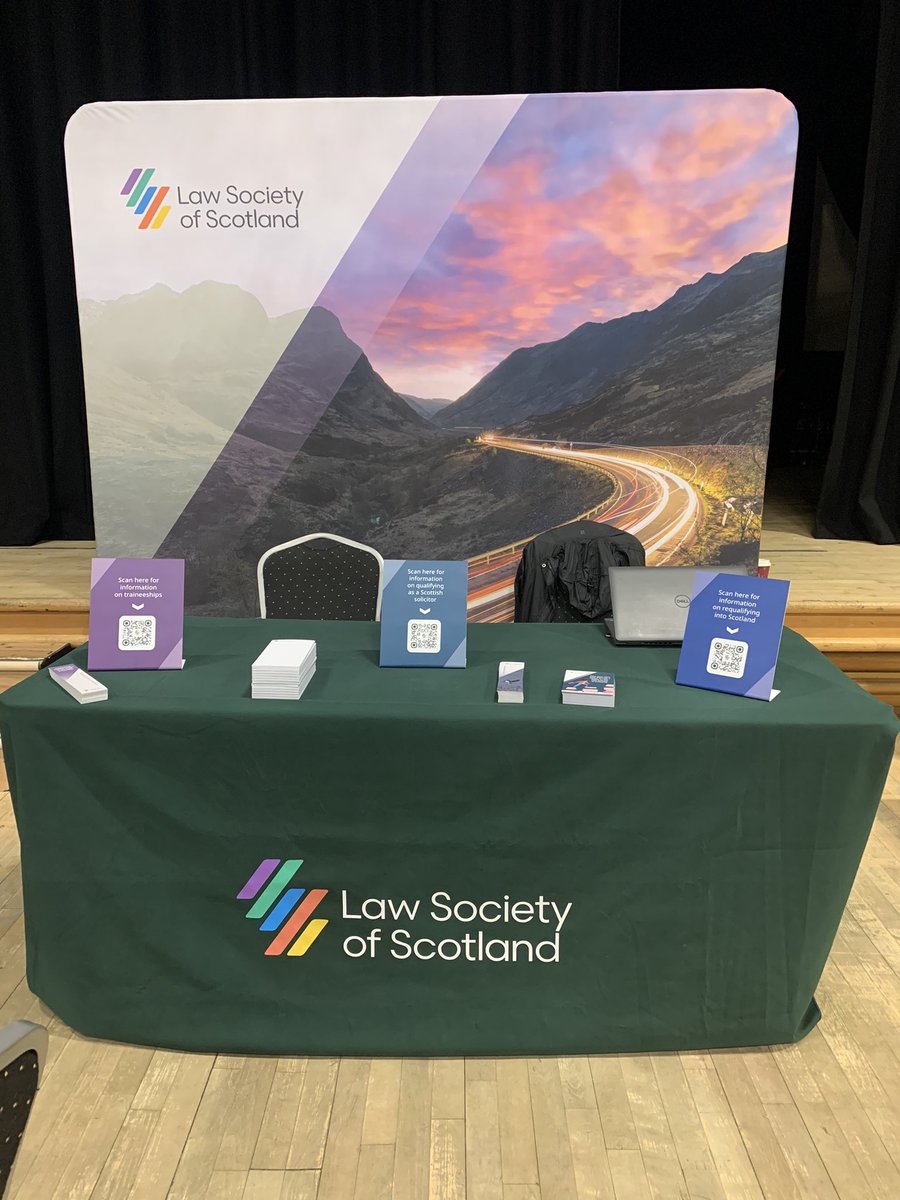 Liz Campbell (@lizc_education) on Twitter photo <a href="/Lawscot/">Law Society Scotland</a> all set up and ready to go at <a href="/LawDundee/">Dundee Law School</a> law fair today. Drop by and say hello if you are attending. <a href="/Lawscot/">Law Society Scotland</a> all set up and ready to go at <a href="/LawDundee/">Dundee Law School</a> law fair today. Drop by and say hello if you are attending.