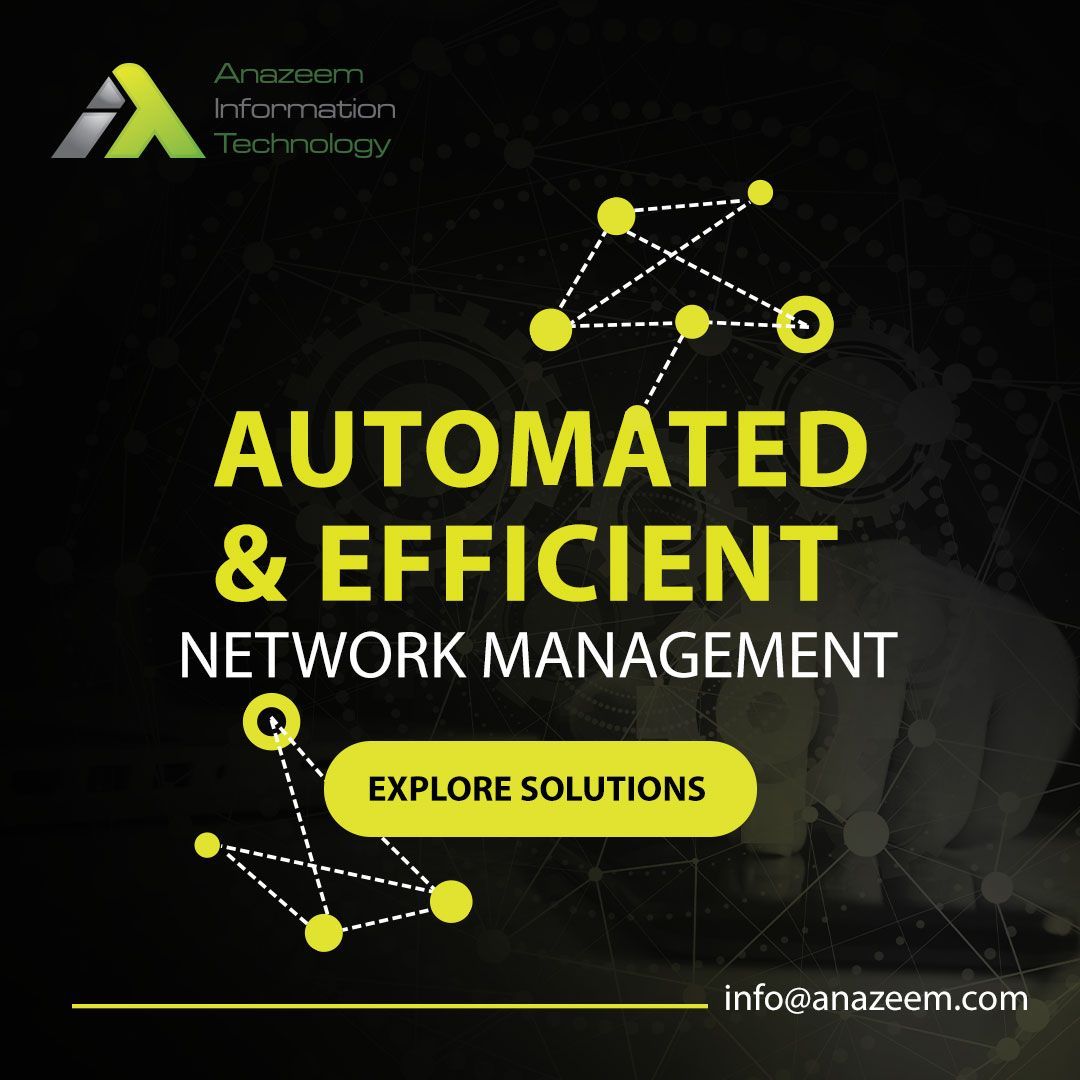 AnazeemIt's tweet image. Is managing your network becoming a time-consuming task? Anazeem offers SDN solutions that can simplify and automate your network operations. Discover our range of solutions at anazeem.com

#SDN #NetworkAutomation #AnazeemTech