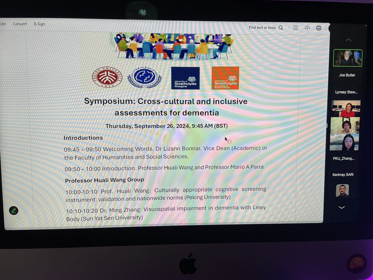 Joe Butler (@joebutlerphd) on Twitter photo Excited taking part in todayās symposium organised by <a href="/marioparrarodri/">Mario A Parra</a> as part of his network, with colleagues & collaborators from Peking University to discuss harmonisation of cross-cultural & inclusive neurocognitive assessment, including some of our previous & upcoming work. Excited taking part in todayās symposium organised by <a href="/marioparrarodri/">Mario A Parra</a> as part of his network, with colleagues & collaborators from Peking University to discuss harmonisation of cross-cultural & inclusive neurocognitive assessment, including some of our previous & upcoming work.