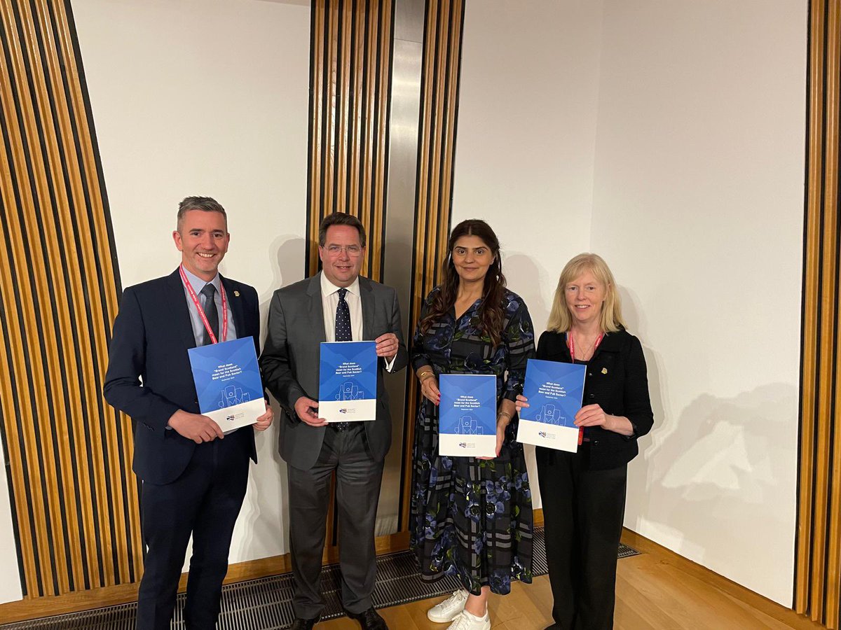 alawrence0203's tweet photo. It was a privilege to speak on behalf of @Scotbeerandpub at the Scottish Parliament last night at the launch of the report, “What ‘Brand Scotland’ means for the Scottish beer and pub sector”Thanks to @CraigWHoy1 as Chair of the CPG for the invitation and ongoing support 🍺 https://t.co/YXhSabBCxe