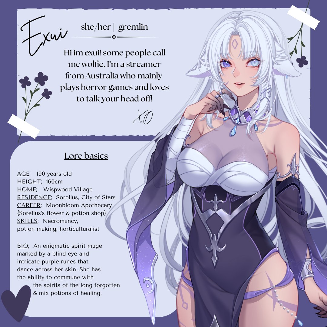 🪻your local wolf mage #vtuber🪻
{ ultimate mix of comfy &amp; high energy vibes }

art tag; #wolfexuiart
art by; @/mooshiki 
edit by; me