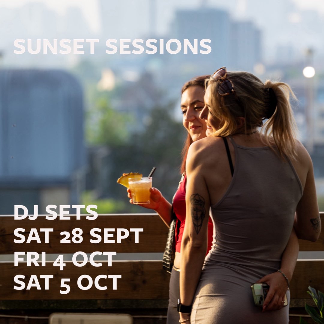 Our Sunset Sessions continue! You'll find DJ sets from the guys at @bmc.radio on Sat 28th September, Fri 4th Sept and Sat 5th Sept. 🌅🎶

Time to raise the roof...

#busseyrooftopbar #sunny #cocktails #rooftopbar #londonrooftop #peckham #dj #djsessions #sunset