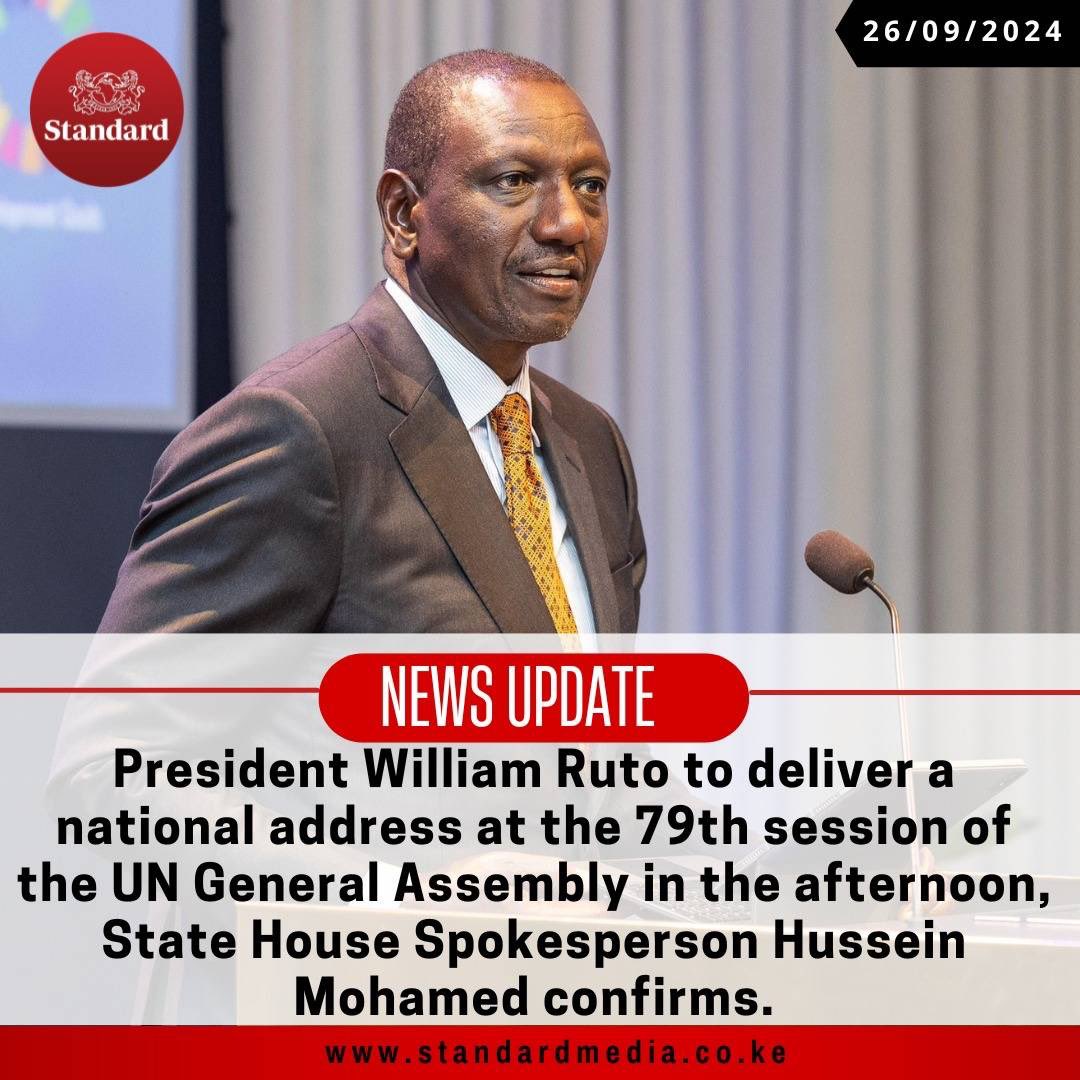 We should 100% spam them. This is ridiculous. #BanRutoAtUNGA79 

This man Ruto is a thief and murderer! #RutoMustGo