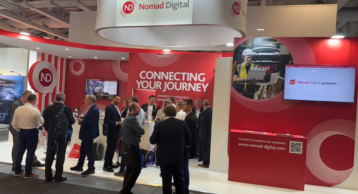 Booth Night Success at InnoTrans 2024! 🚉 Thank you to everyone who joined us!  
Today: Mobility Tour at 12pm &amp; AI Counting Tour at 3:30pm. #InnoTrans2024 #NomadDigital