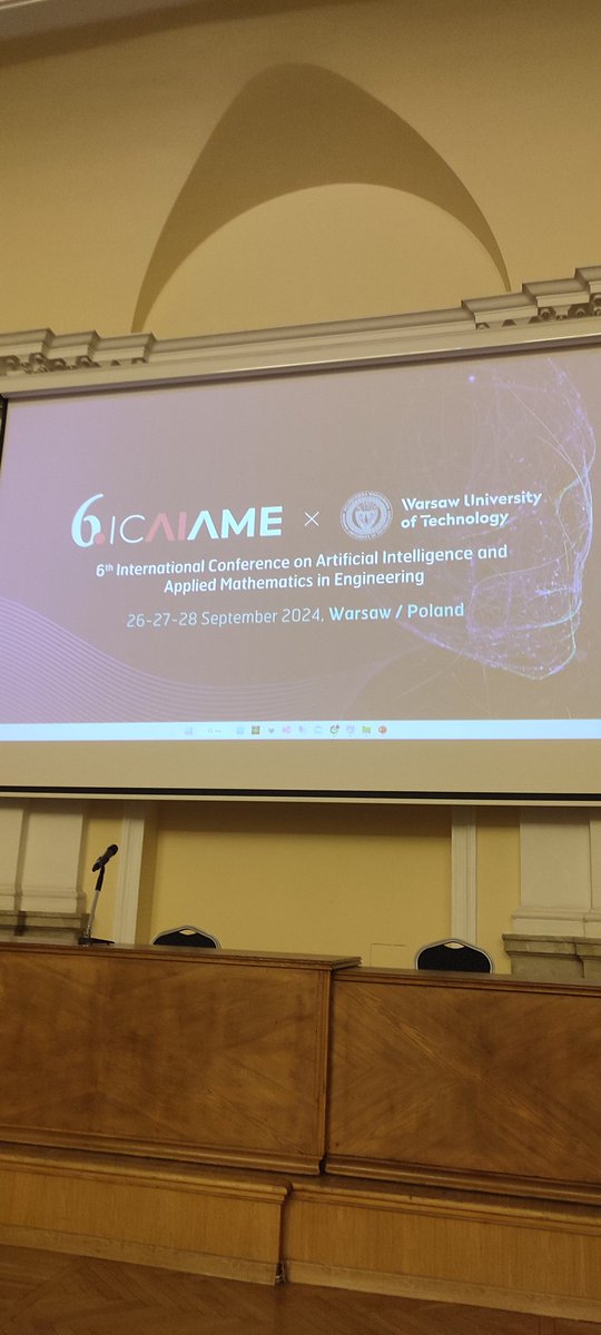 osmanozkaraca's tweet photo. We attended the 6th International Conference on Artificial Intelligence and Applied Mathematics in Engineering, hosted by Warsaw Technical University. I would like to thank Prof. Dr. Tuncay Yiğit, Assoc. Prof. PhD. DSc. Eng. Nabi Ibadov and his team for their kind invitation... https://t.co/b4aMVua9S5