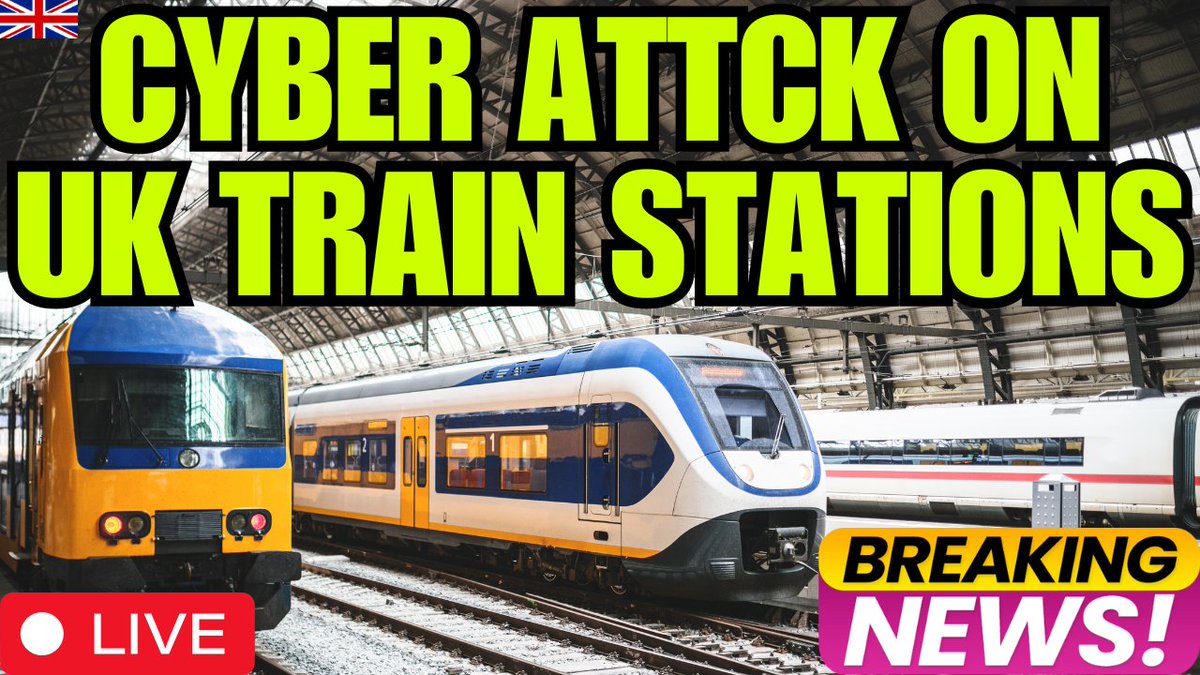 funkyprepper's tweet photo. π¨BREAKING!!!
UK CYBER ATTACK
WATCH LIVE HERE
https://t.co/Ed7ogTDMw0
#ukcyberattack #uktrains #uknews https://t.co/hQpDAYKq8f