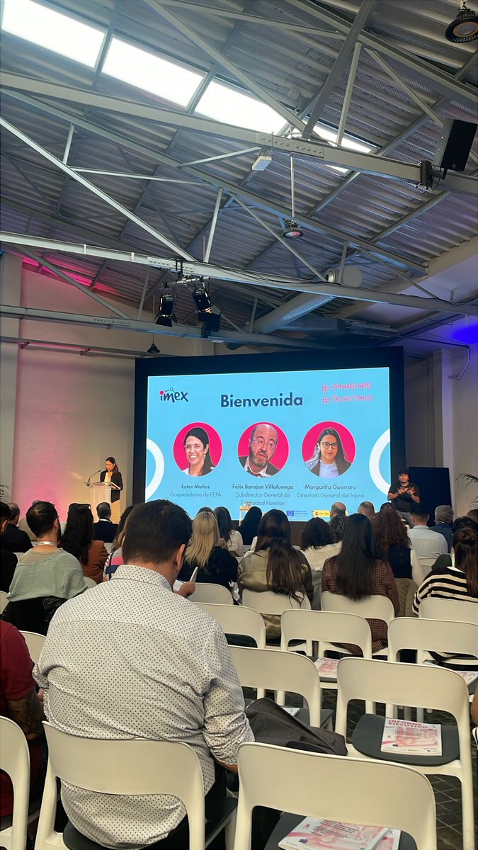 FSMP's tweet image. Estamos participando en la jornada de presentación de resultados del #ProyectoIMEX financiado con fondos Next Generation EU @MSocialGob y organizado por @fepa_18
