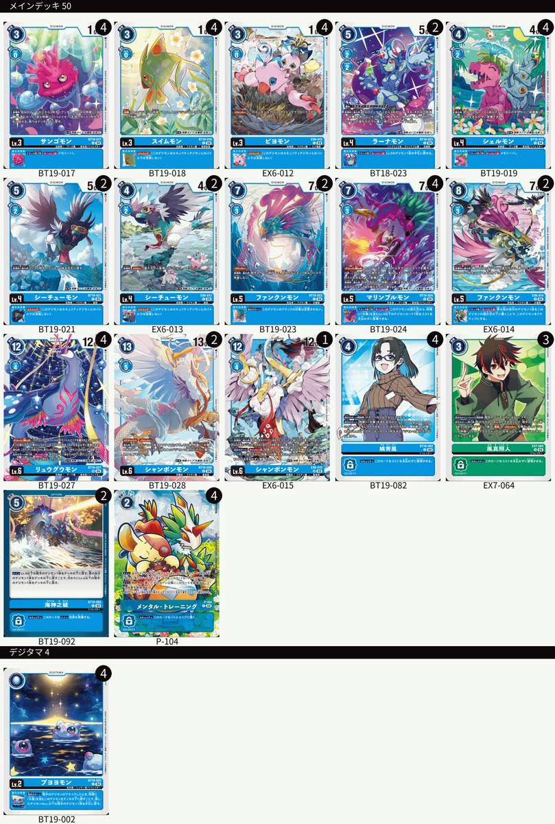 最新ブースターパック『クロスエボリューション【BT-19】』のカードを