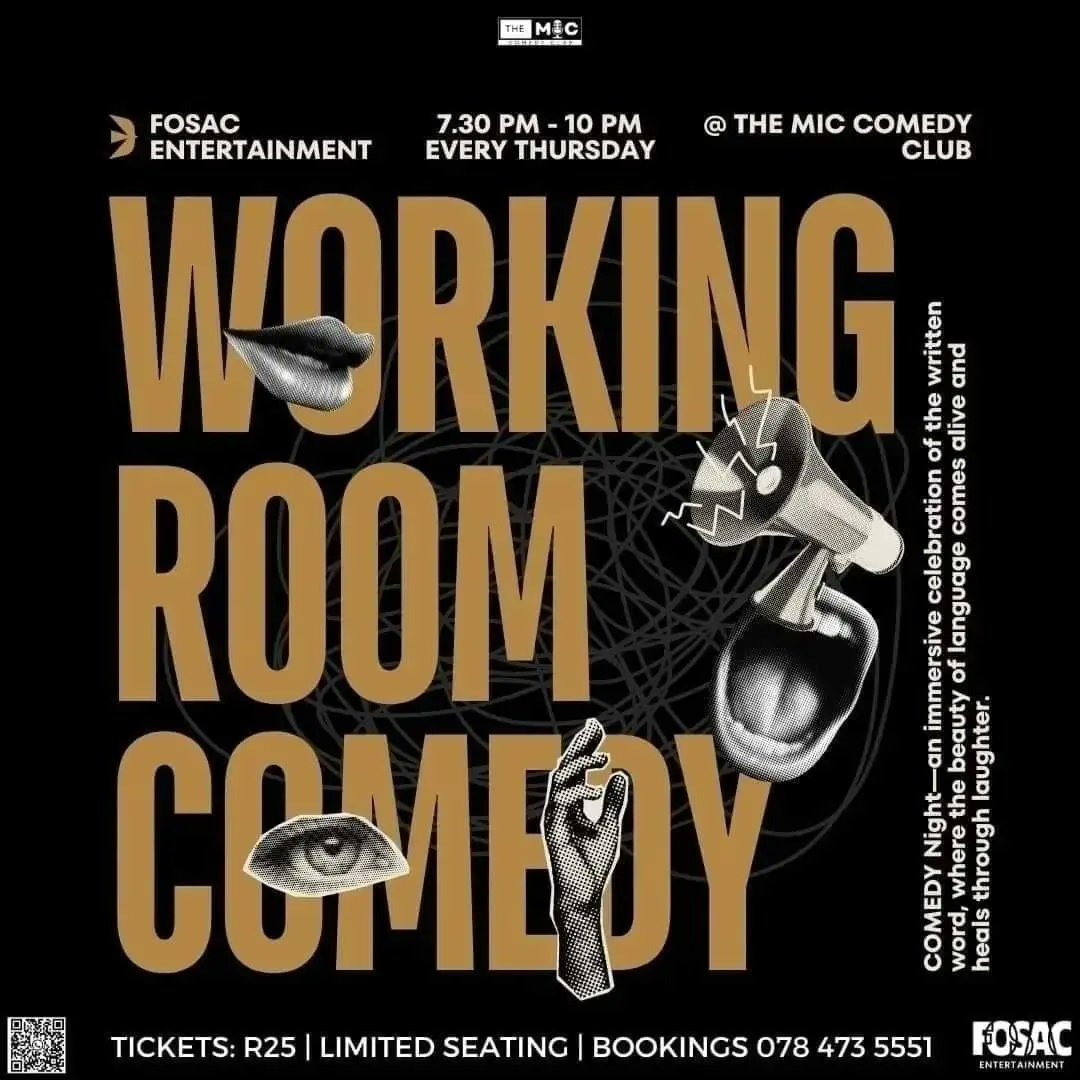 themic031's tweet photo. Start your weekend with tonight🔥

Upcoming Events at @themic031

Thurs: Working Room Comedy
Fri: Umsindo
Sat: Kwazulu Republic Pop Up Shop with Isibhedlela Samahlaya LIVE Stand Up Comedy Show
Sun: Karaoke with Belinda Dolphin

Support Local Talent in KZN with us ❤️🔥 https://t.co/ckt0fa3RGz