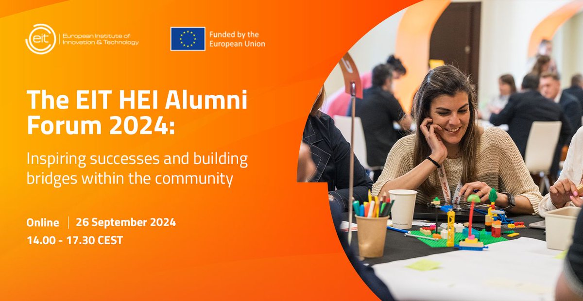 Today’s the Day! 🎉

The #EIT_HEI Initiative Alumni Forum 2024 is happening today at 14:00 CEST! Join the first EIT HEI Initiative Alumni event filled with learning opportunities and meaningful connections.

There is still time to register! Don’t miss out👉eit-hei-alumni-forum.eu/en