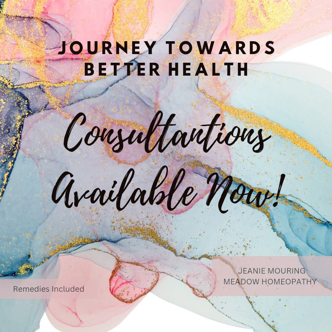 Get in touch with me to have a chat about how Homeopathy can help your journey to health. 
Meadowhomeopathy@gmail.com