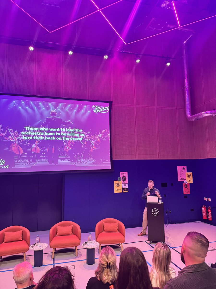 “Brand is the thing that humanises a business so you connect to it with the way you would a friend.” 💡 #marketingsocsco #madebrave <a href="/marketingsocSCO/">The Marketing Society Scotland</a> <a href="/MadeBrave/">MadeBrave</a>