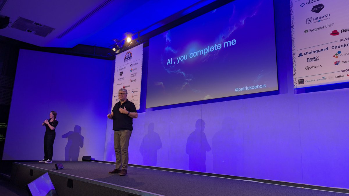 ππDevOpsDomi ππ @KubeConEU/π¬π§/πΊπ¦/#BLM (@devopsdomi) on Twitter photo We've got a lift off this year's with <a href="/patrickdebois/">Patrick Debois</a> kicking us off! #ai #DevOpsDays #London We've got a lift off this year's with <a href="/patrickdebois/">Patrick Debois</a> kicking us off! #ai #DevOpsDays #London