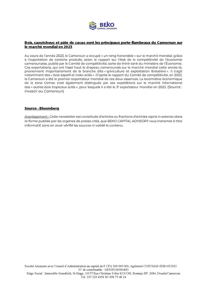 Beko Capital Advisory tweet media