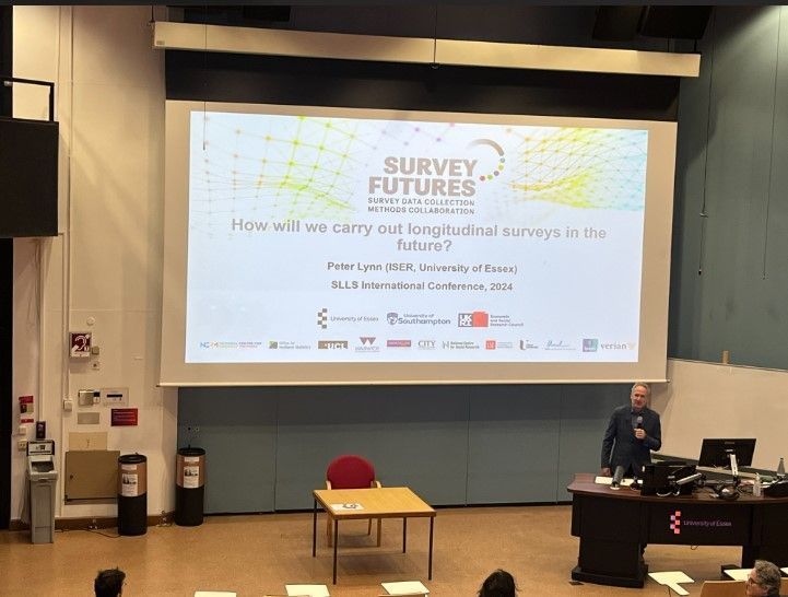 UCL Centre for Longitudinal Studies (@clscohorts) on Twitter photo 👉 Great to hear <a href="/ProfPeterLynn/">Prof Peter Lynn</a> introduce Survey Futures at #SLLS2024. We're thrilled <a href="/_DrLisaC/">Lisa Calderwood</a> will be part of the leadership team working to improve survey methods in a post-Covid world. #BritishCohortStudies 👉 Great to hear <a href="/ProfPeterLynn/">Prof Peter Lynn</a> introduce Survey Futures at #SLLS2024. We're thrilled <a href="/_DrLisaC/">Lisa Calderwood</a> will be part of the leadership team working to improve survey methods in a post-Covid world. #BritishCohortStudies